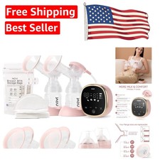Ultra-Quiet Double Breast Pump with 9 Levels - Perfect for Home Travel