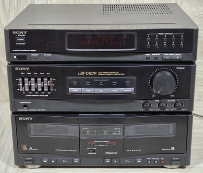 SONY LBT-D107R Compact Hi-Fidelity Stereo System No Remote - READ DESCRIPTION - 