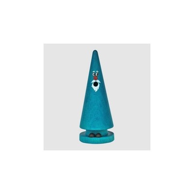 2057 - Crottendorfer Ziegenbein - Waldi Winter (blau), 13 cm