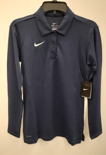 Nike Damen Langarm II Navy Größe S Polo