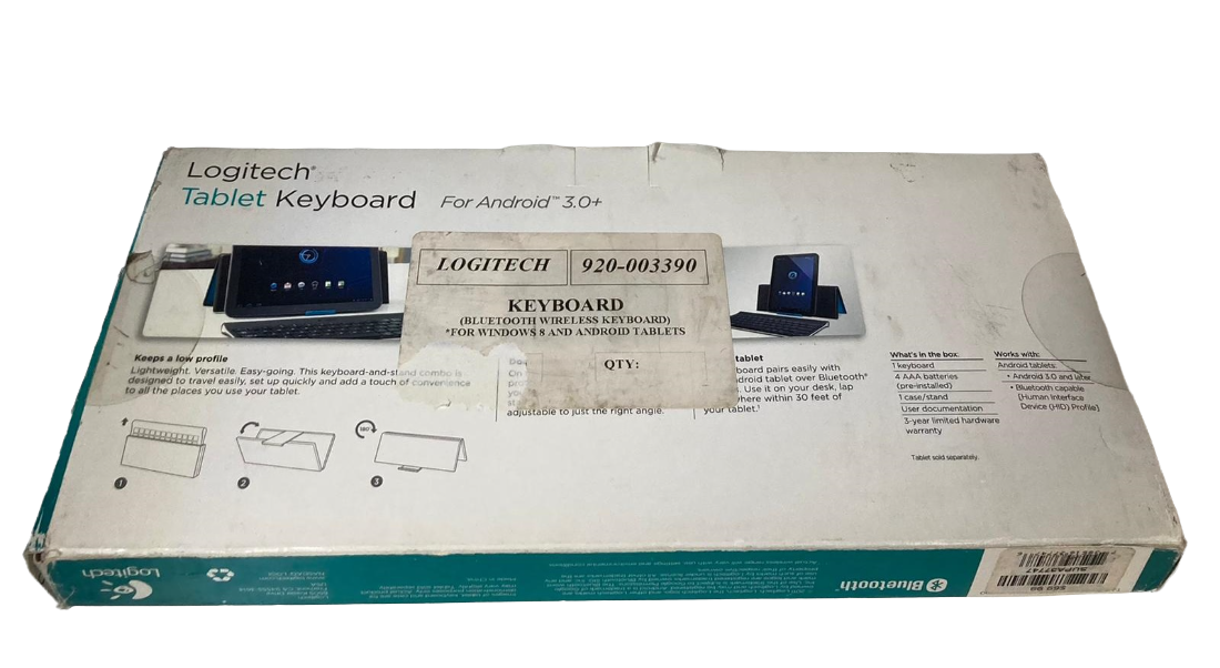 Logitech Tablet Keyboard for Android 3.0+ - Black | eBay