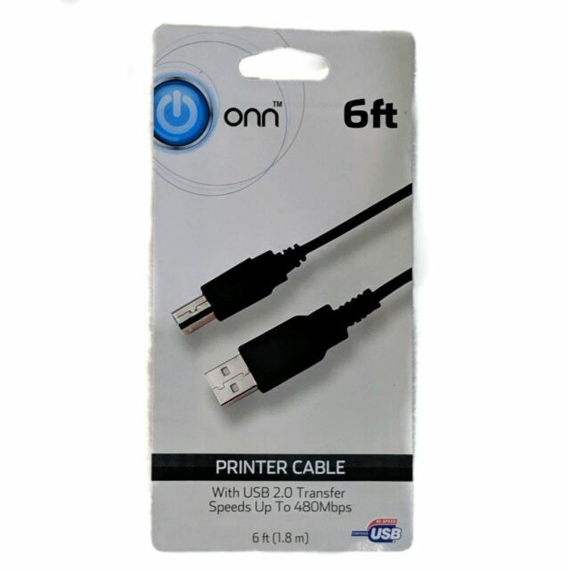 onn printer cable