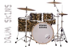 Drum Wrap Percussion Shell Cover Bass Kick Snare Tom DIY Ashbury Anaconda 1054 B