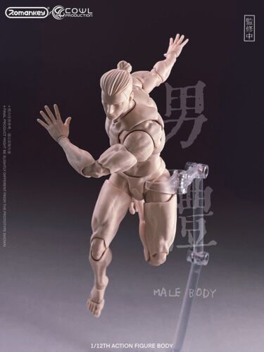 Modellino Romankey X COWL 1/12 corpo articolato maschile con testa flessibile 6" soldatino giocattolo - Foto 4 di 27