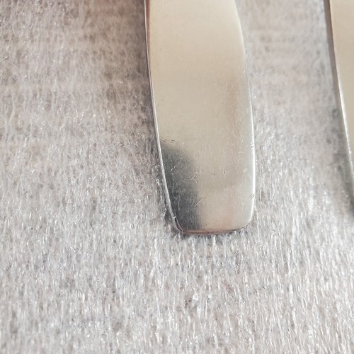 Slightly Damaged Oneida PAUL REVERE Stainless (2) Dinner Forks (2) Soup Spoons - Picture 5 of 8