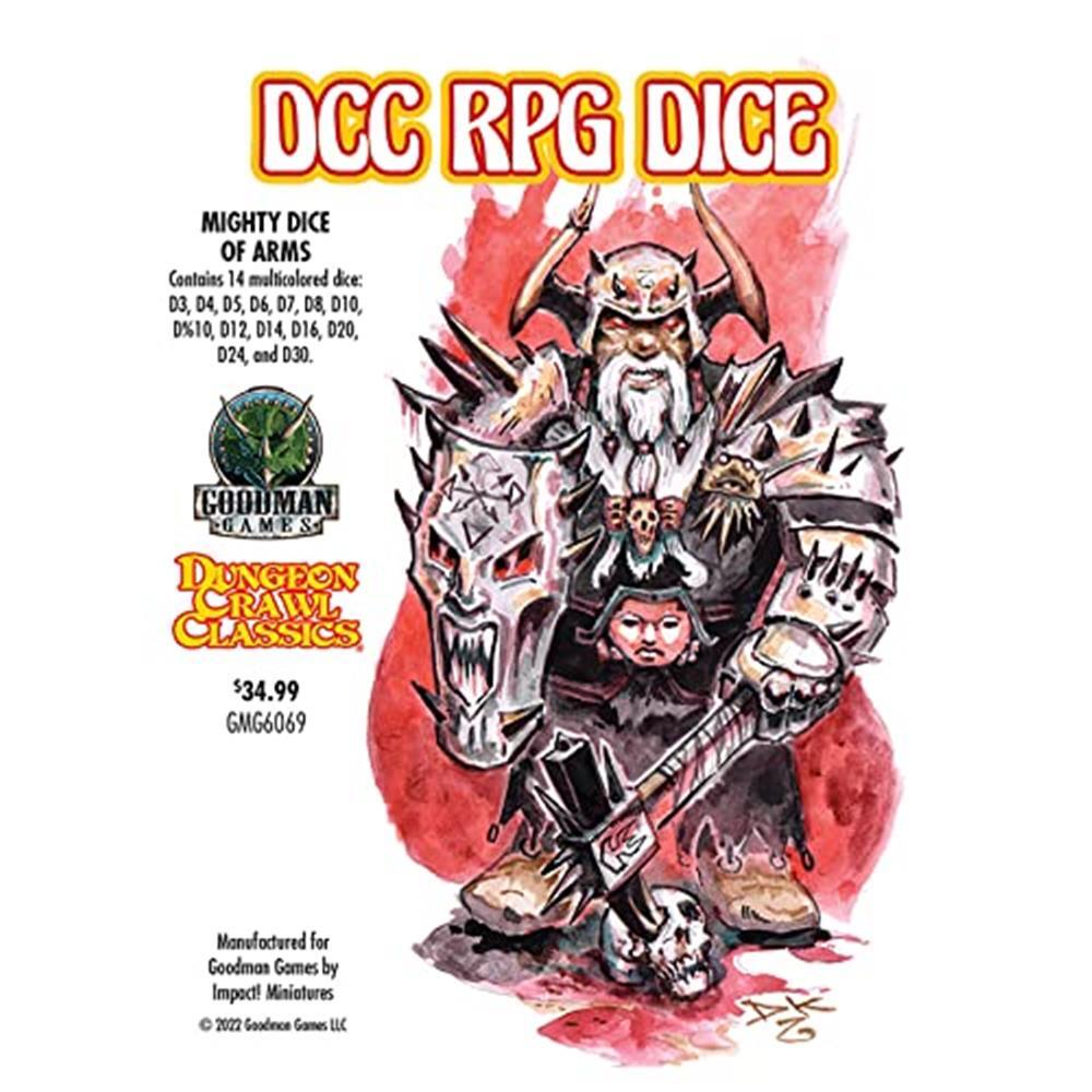 Dcc Dice - Mighty Dice Of Arms - Michael Curtis