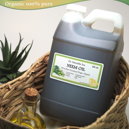 PURE ORGANIC NEEM CARRIER OIL COLD PRESSED 2 OZ 4 OZ 8 OZ 12 OZ -UP TO 7 LB - Picture 24 of 26