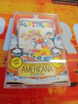 Ollie´s Follies (Americana) for Commodore 64 (Tape, Box, Manual) 8-bit
