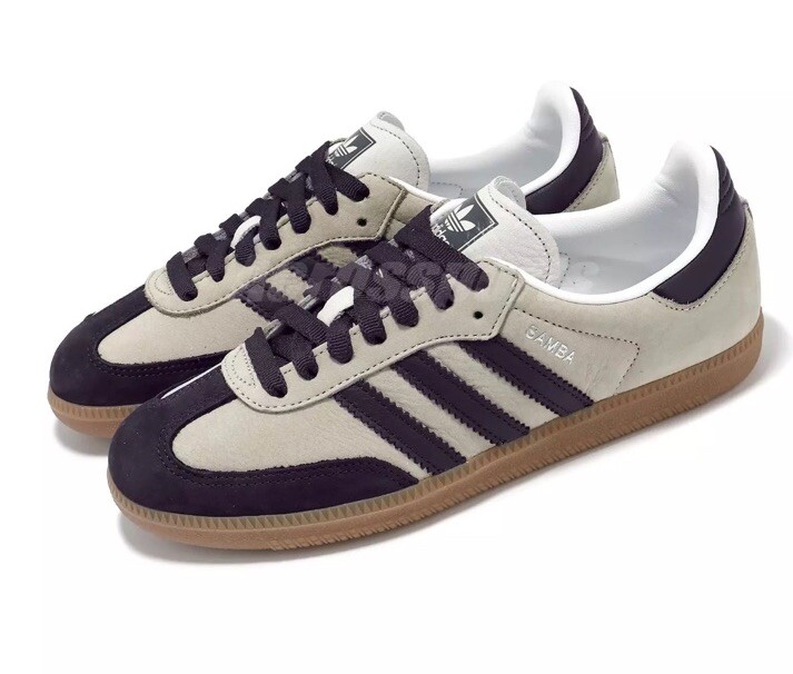 Size 10 WMN - adidas Samba OG Putty Grey Aurora Black IE5835 Size 10 WMN - adidas Samba OG Putty Grey Aurora Black IE5835