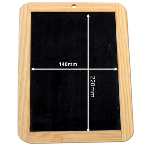 Natural Slate Wooden Frame Message Chalkboard Chalk - Picture 4 of 4