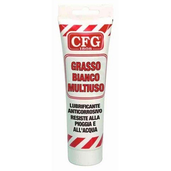 GRASSO BIANCO AL LITIO ZINCO E TITANIO CFG 125ml MULTIUSO INGRASSATORE TECNICO N