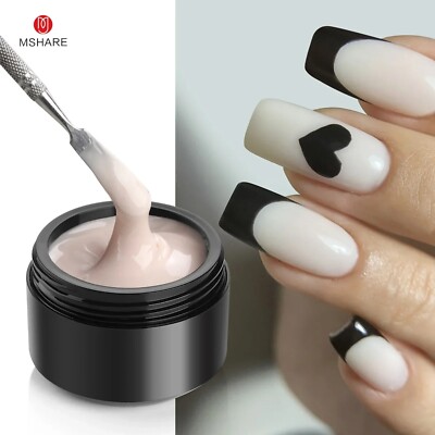 MSHARE 50ml Naturnägel Gel Build Nalil Self Leveling Gel zur Nagelverlängerung