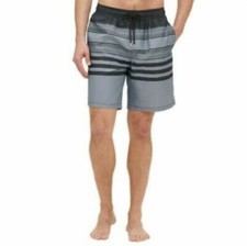 Kirkland Signature Men's Swim Short Trunk. medium, Black Mel