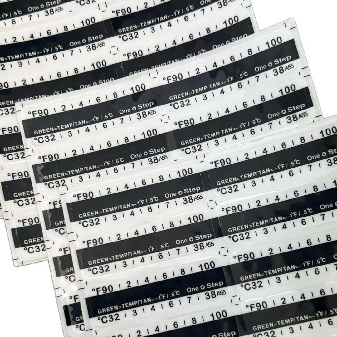 One Step Urine Temperature Test Strips, 25 X Stick on Adhesive Thermometer Strip