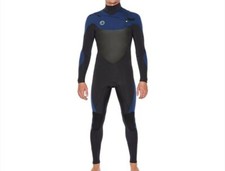 BODY GLOVE Men's 3/2 SIROKO Slant Zip Wetsuit - BLU - Medium Tall - NWT