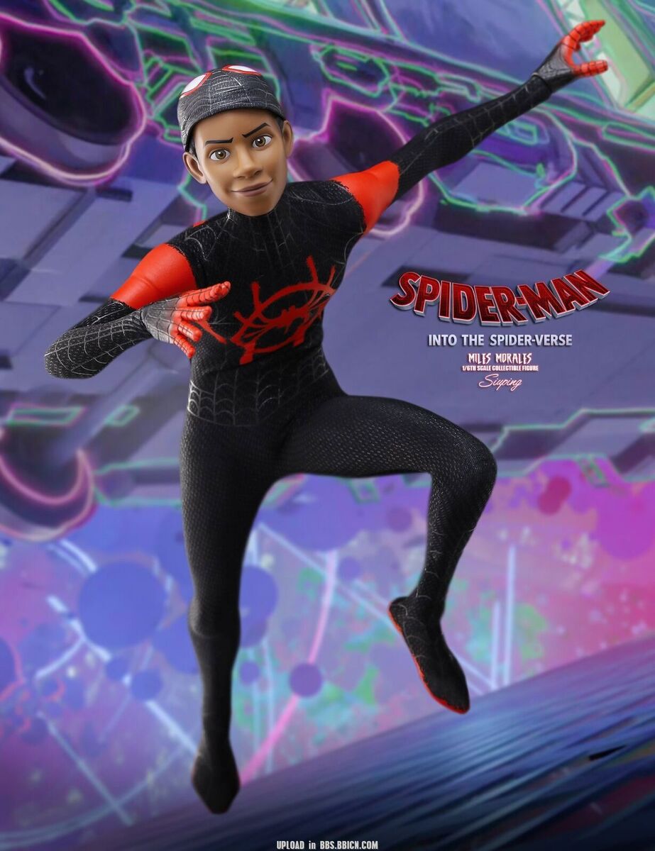 Hot Toys 1/6 MMS567 Miles Morales Action Figure Spider-Man Hot Toys 1/6 MMS567 Miles Morales Action Figure Spider-Man