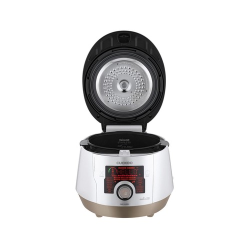 CUCKOO 8 In 1 Multi Pressure 5 Quart Stainless Steel Gold and White Cooker - Picture 3 of 6