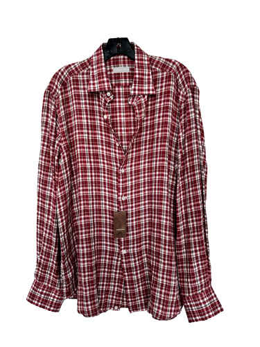 Stefano Ricci Multicolor Linen Shirt Size 16.5 / 42 - 第 1/12 張圖片
