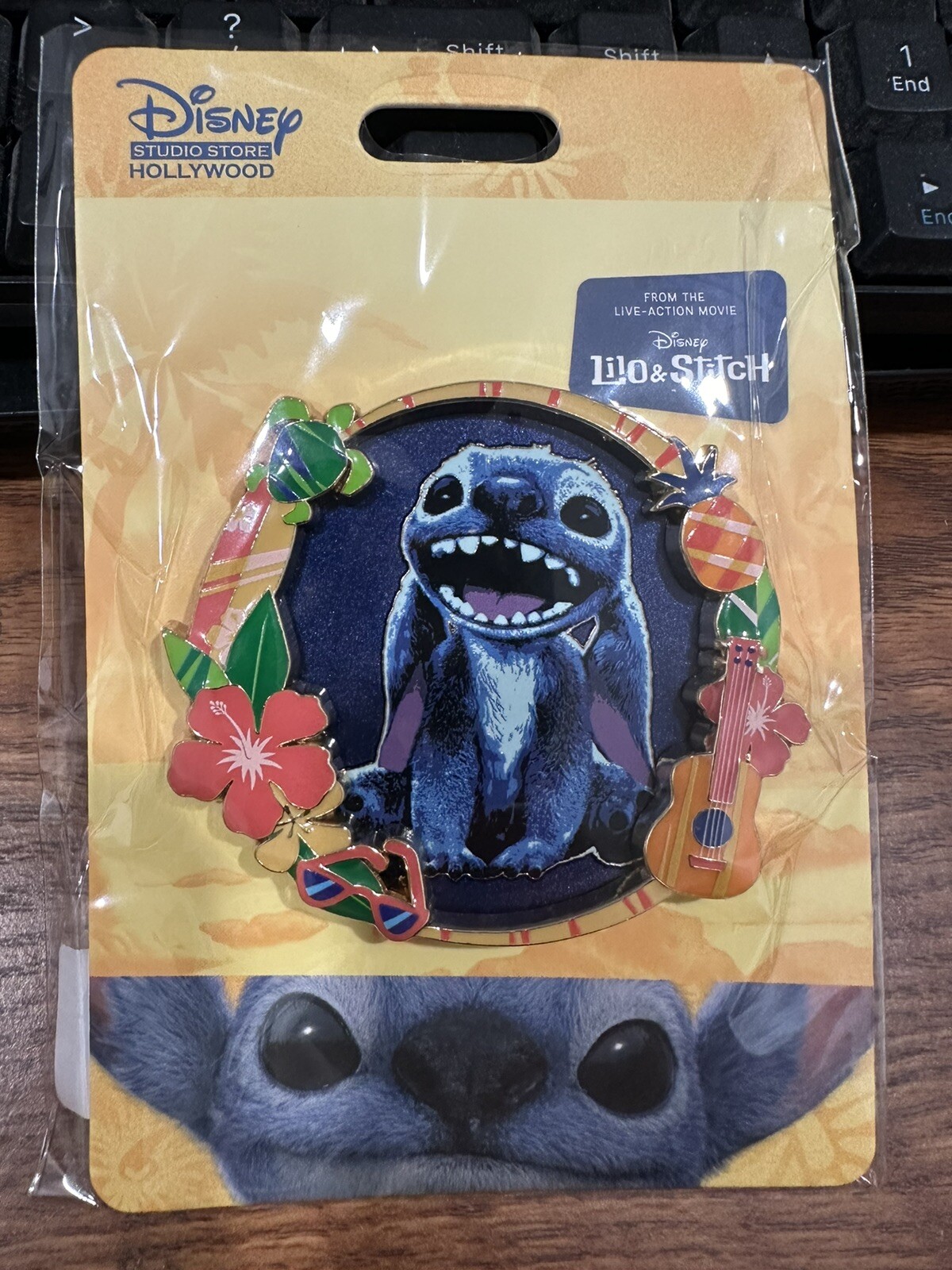 DSSH 3 inch Jumbo Hawaii Lilo & Stitch Live Action Pin LE 400 PTD El Capitan