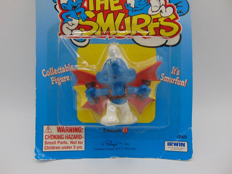 1995 Los Pitufos Ala delta Pitufo Figura Schleich Irwin Peyo 20825 Nuevo Irwin Foto 3 de 4