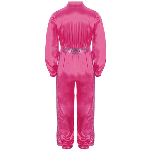 Girls Bodysuits Performance Romper Full Length Jumpsuit Latin Dancewear Street - Picture 53 of 71