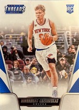Mindaugas Kuzminskas Threads 16-17 #163 Rookie Card New York Knicks
