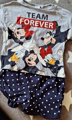 Zweiteiliges Mädchen Set Größe 104 von Minnie Mouse,  Nur einmal gewaschen