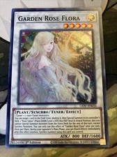 Yugioh! Garden Rose Flora - 1st Ed Super Rare - LIOV-EN036 - LP