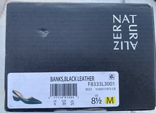 Naturalizer Womens Banks Black D'Orsay Heels Shoes 8.5M or 9