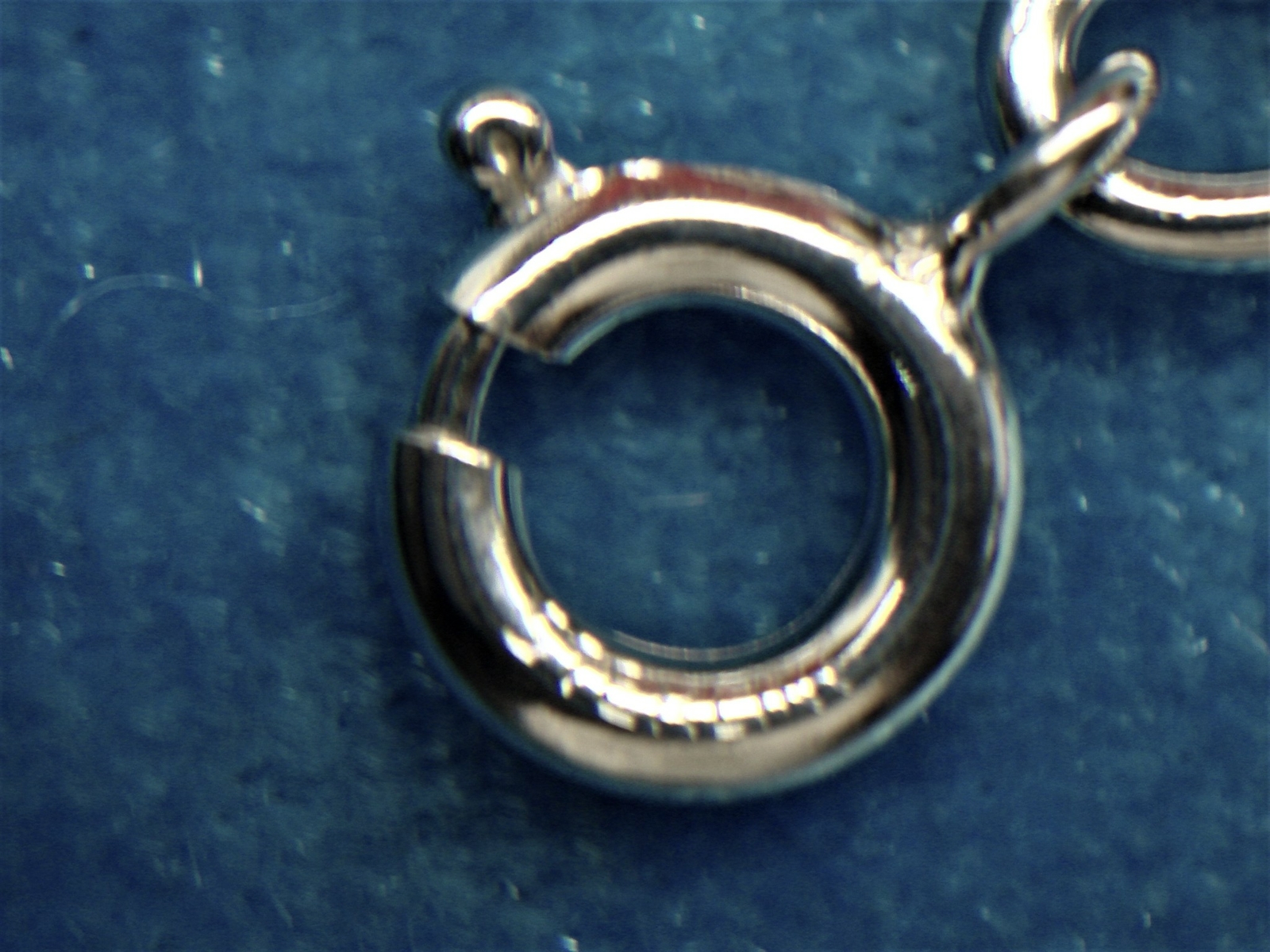 SOLID STERLING SILVER CHARM BRACELET W/RODIUM PLA… - image 5