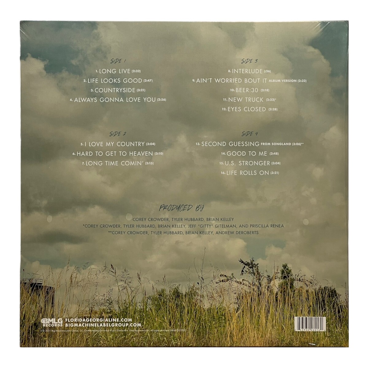 Florida Georgia Line: Life Rolls On (2LP Vinyl) New Sealed