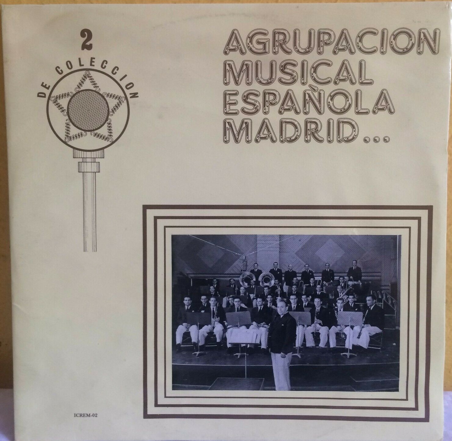 DE COLECCION SERIES 2 -AGRUPACION MUSICAL ESPAÑOLA MADRID- MEXICAN LP FLAMENCO