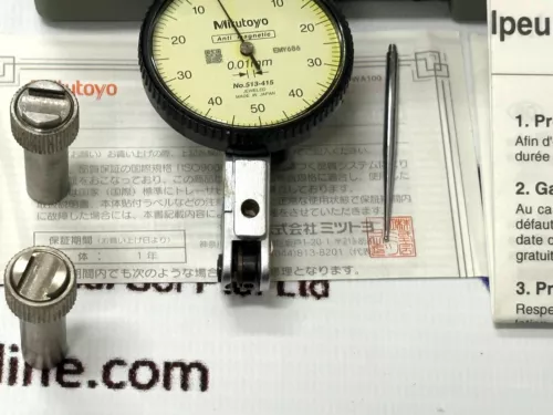 Mitutoyo 513-415T Dial Test Indicator 1mm - R 0.01mm Precision Engineering 513-4