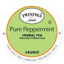 Twinings Pure Peppermint Herbal Tea 24 to 144 Count Keurig K cups Pick Any Size 