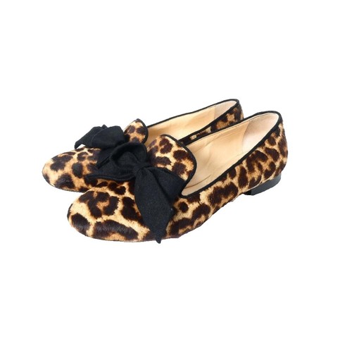 Christian Louboutin Birgikate 85mm Leopard Print Veau Velour Kitty