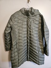 Duluth Trading Company Womens Cold Faithful Down Hooded Parka Green Size Xxl