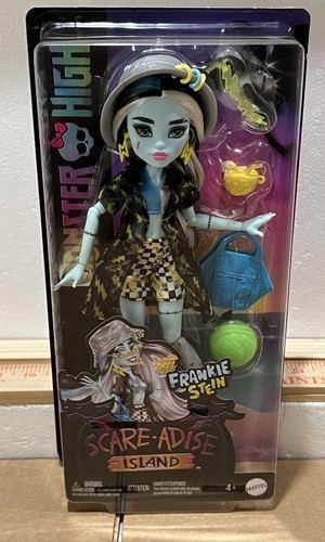 Scare-adise Island Frankie Stein Doll with Swimsuit, Coverup and Beach Access…