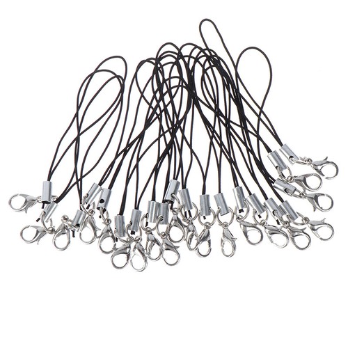 10Pcs Lanyard keychain for USB flash drive strap string bl-b - Afbeelding 6 van 8