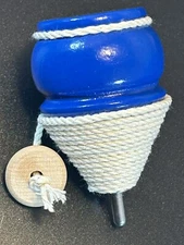 1  Vintage Wooden Top Toy Made In USA