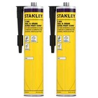 Stanley Ultra Fast Polyurethane Sealant & Adhesive - Black 10.1 oz 2 Pack