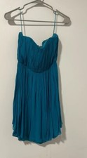 Alice + Olivia Teal Strapless Dress Party Prom Size 4