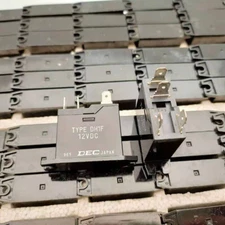 2Pcs DEC TYPE DH1F 12VDC Power Relay 4Pins NEW