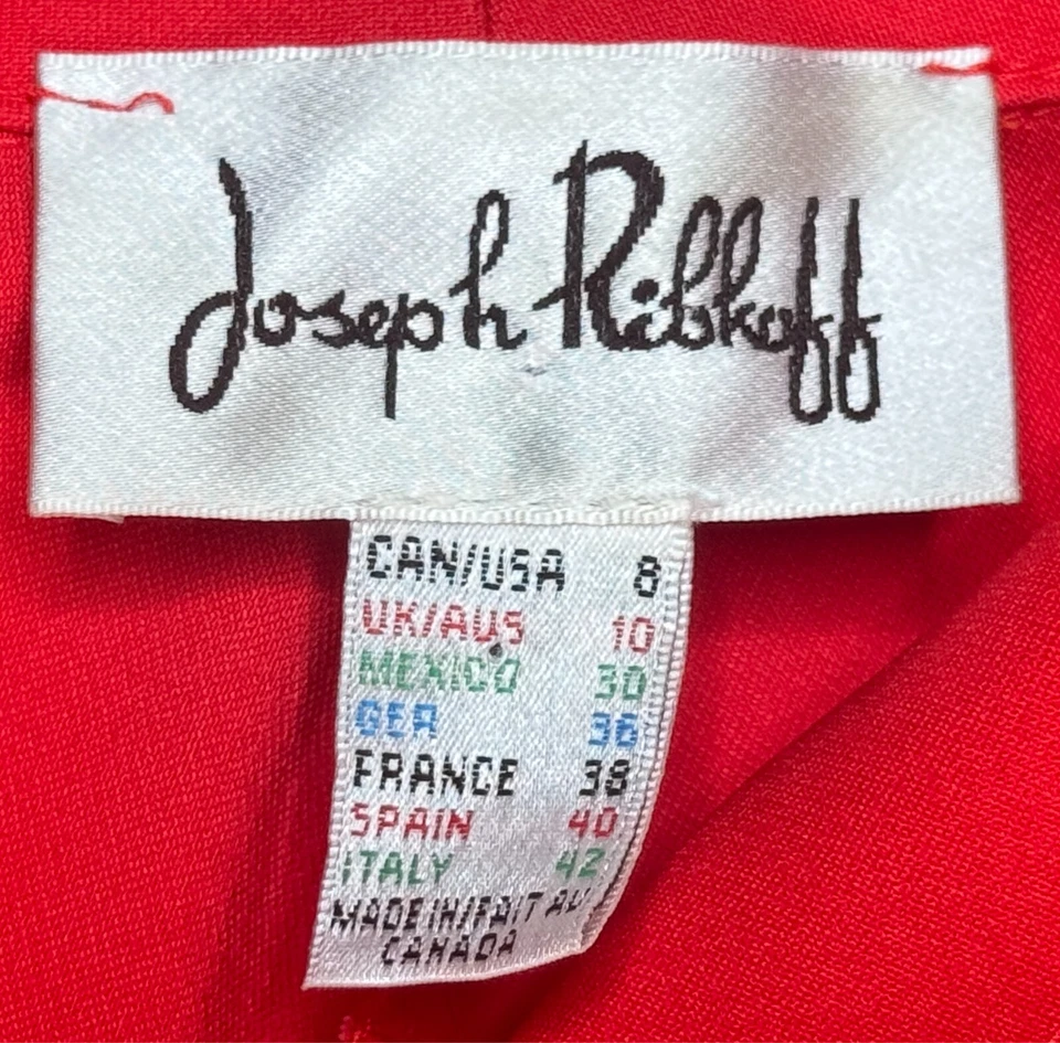 Joseph Ripkoff Women's Full Zip Ruffled Long Sleeve Cuffed Sleeve Jacket Size 8 - Image 4 of 4