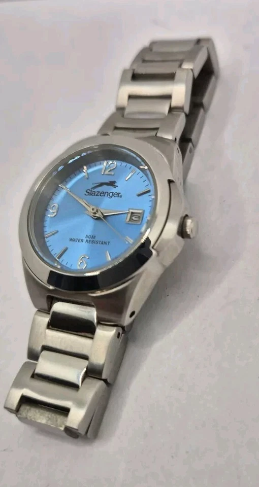 [Nuevo] Reloj de cuarzo Slazenger con esfera azul para dama  Foto 2 de 4
