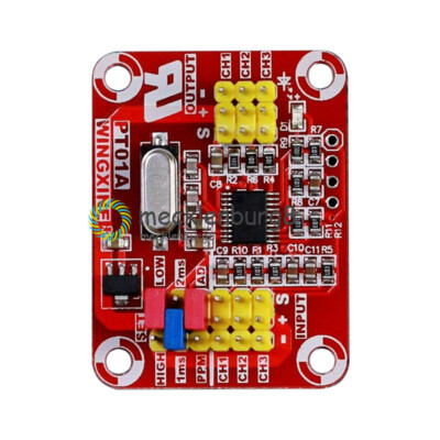 1PCS Pulse Signal To Analog Voltage/PWM Multifunction Servo Signal Converter
