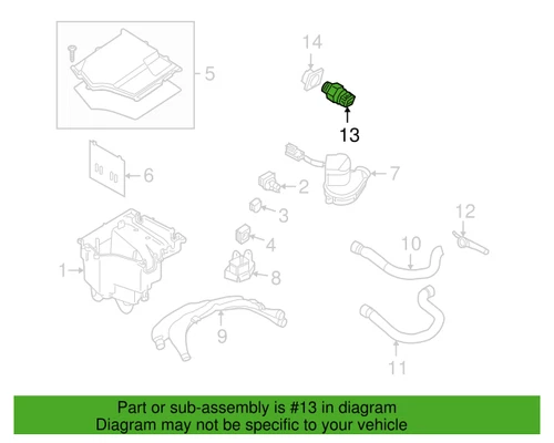( 1 ) GENUINE LAND ROVER YWL000030 ECM Control Box Temperature Sensor - Picture 1 of 3