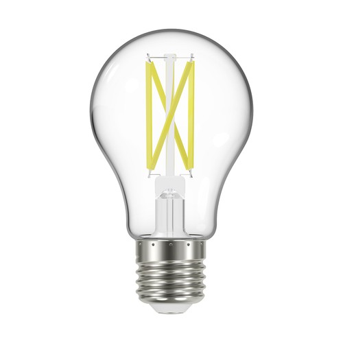 4 Pack LED Clear Filament Bulbs 120V 10.5W =75W A19 Medium E26 3000K Soft White - Picture 3 of 8