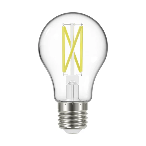 4 Pack LED Clear Filament Bulbs 120V 10.5W =75W A19 Medium E26 3000K Soft White - Picture 3 of 8