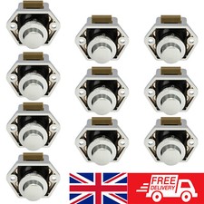10x Push Button Catch Locks Latch Knobs Drawer Cupboard Cabinet Door Campervan