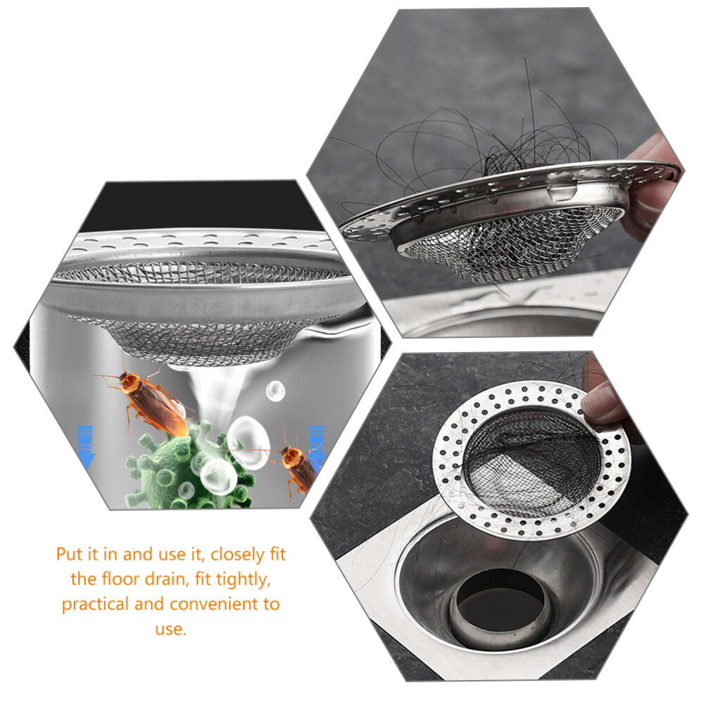 10 Pcs Floor Drain Screen Tub Hair Catcher Stopper Filter Sink eBay